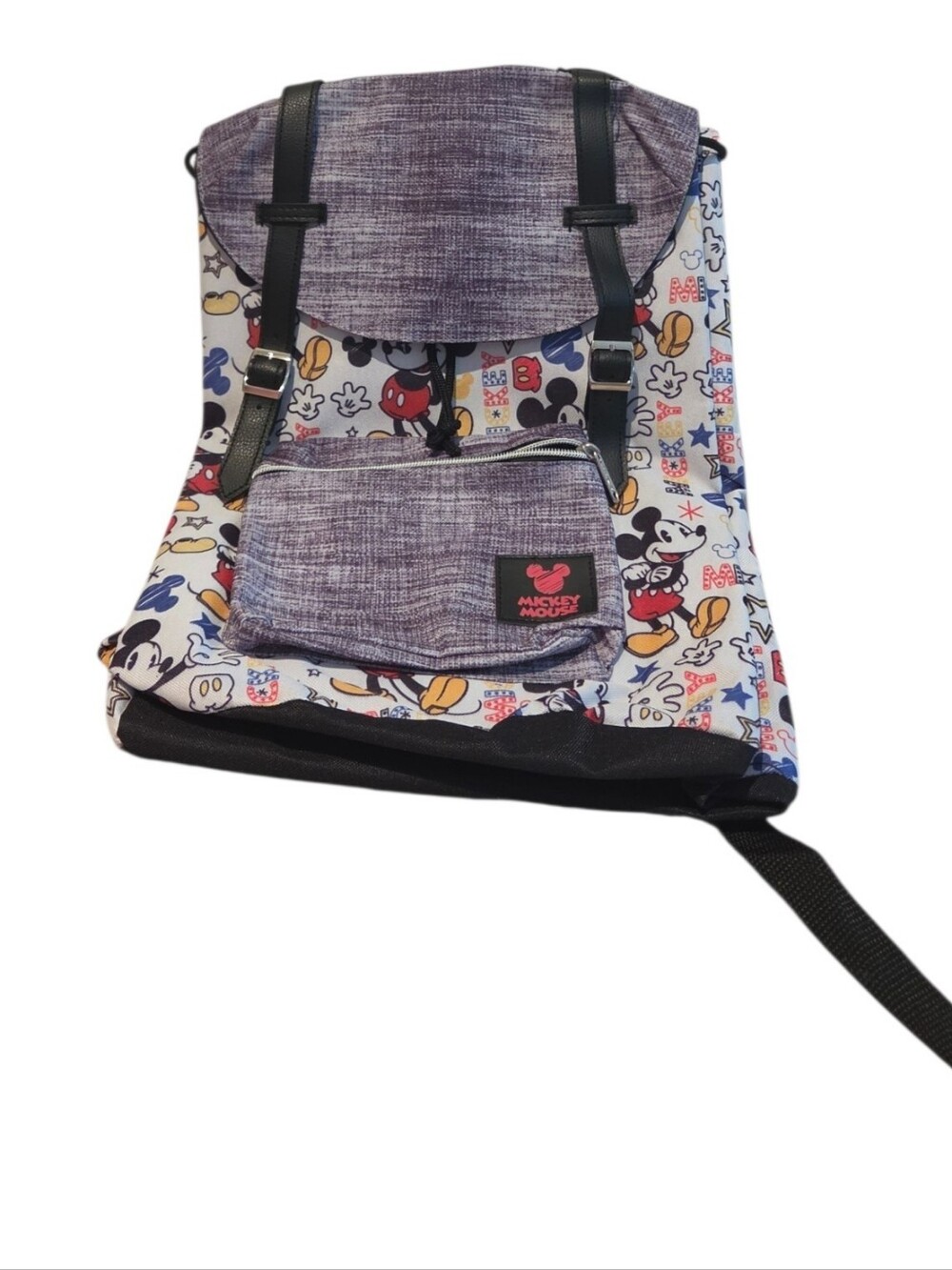 Mickey Mouse Graphic Backpack With Tag